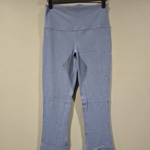 Lululemon Align High-Rise Ribbed Mini-Flared Pant Regular Oasis Blue Size 8 L3